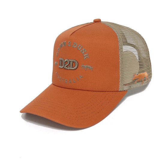 Signature Kelpie Trucker - Burnt Orange &amp; Taupe