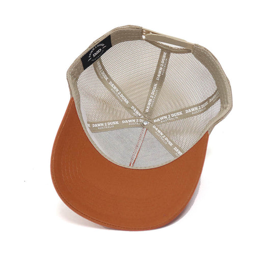 Signature Kelpie Trucker - Burnt Orange &amp; Taupe