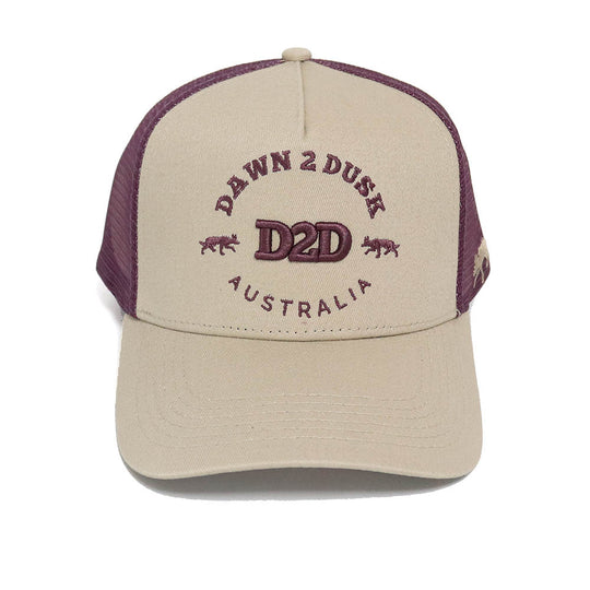 Signature Kelpie Trucker - Sand &amp; Plum