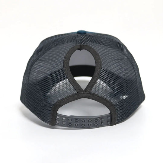 Hardest Workers Trucker - Teal &amp; Grey