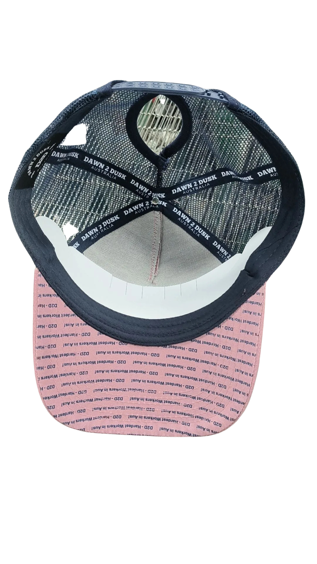 Hardest Workers Trucker - Pink &amp; Navy
