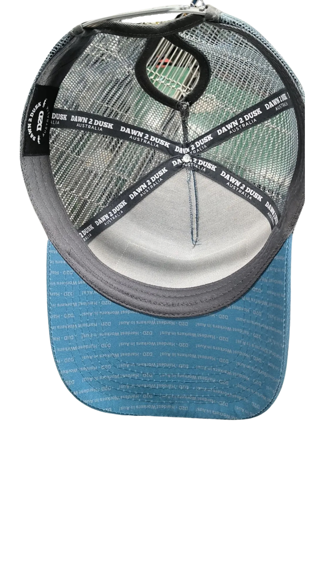 Hardest Workers Trucker - Teal &amp; Grey