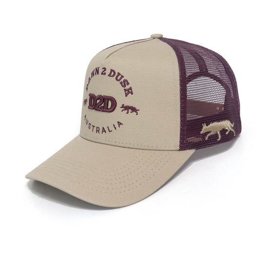 Signature Kelpie Trucker - Sand &amp; Plum