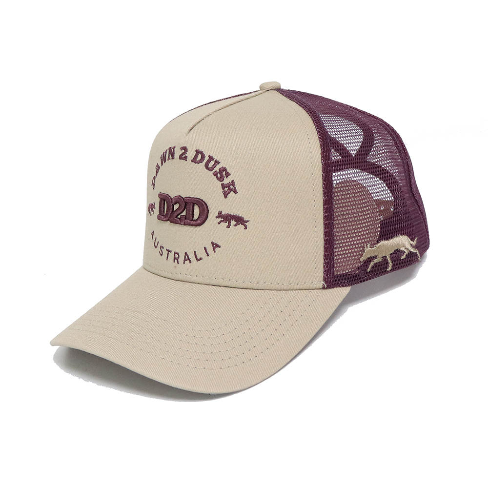 Signature Kelpie Trucker - Sand &amp; Plum