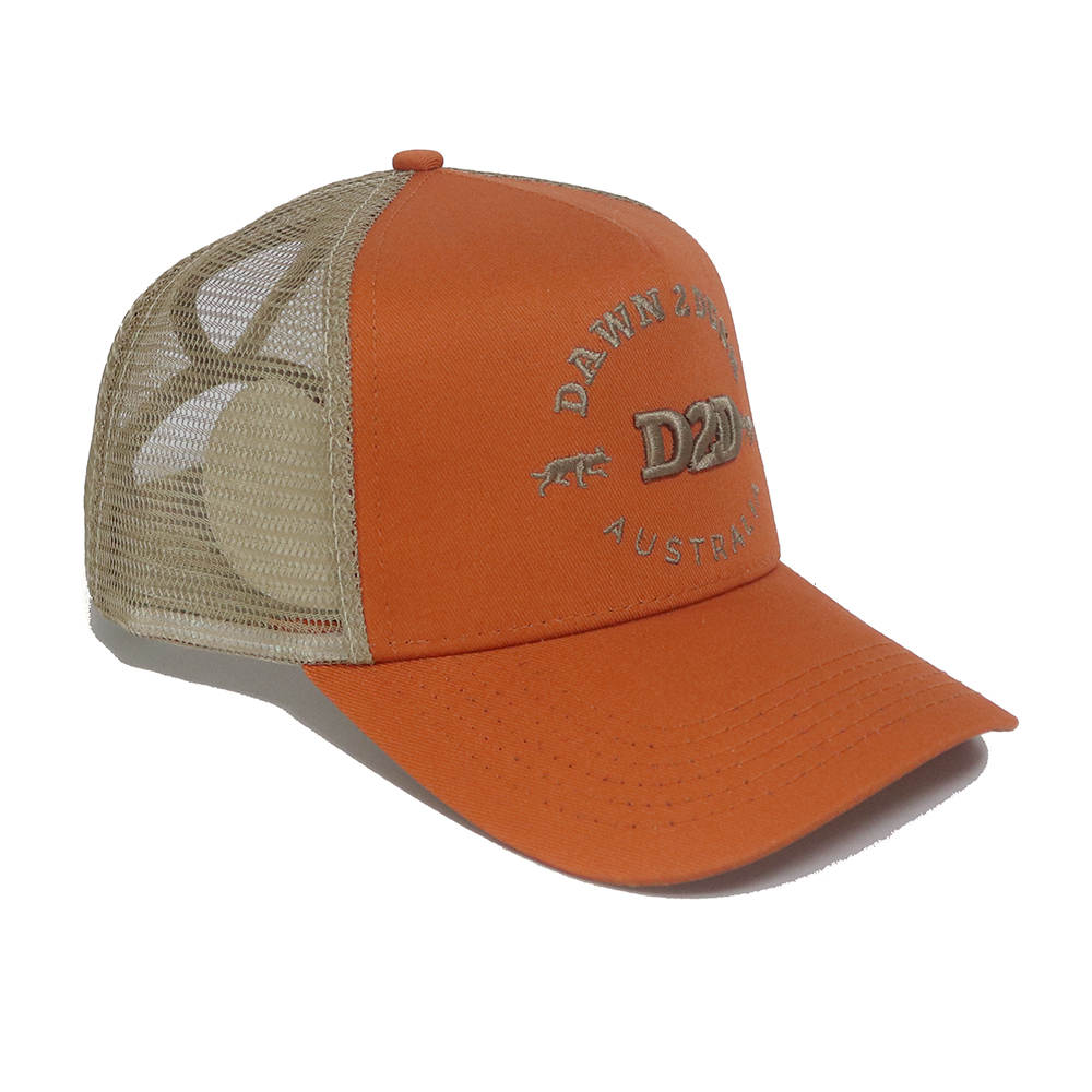 Signature Kelpie Trucker - Burnt Orange &amp; Taupe