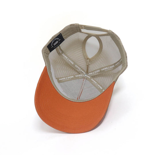 Signature Kelpie Trucker - Burnt Orange &amp; Taupe