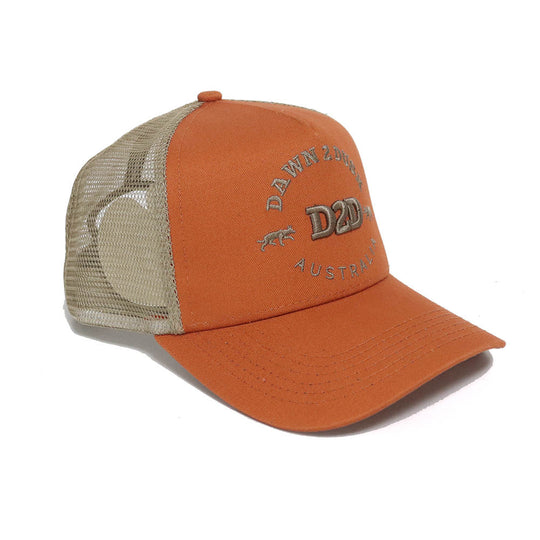Signature Kelpie Trucker - Burnt Orange &amp; Taupe